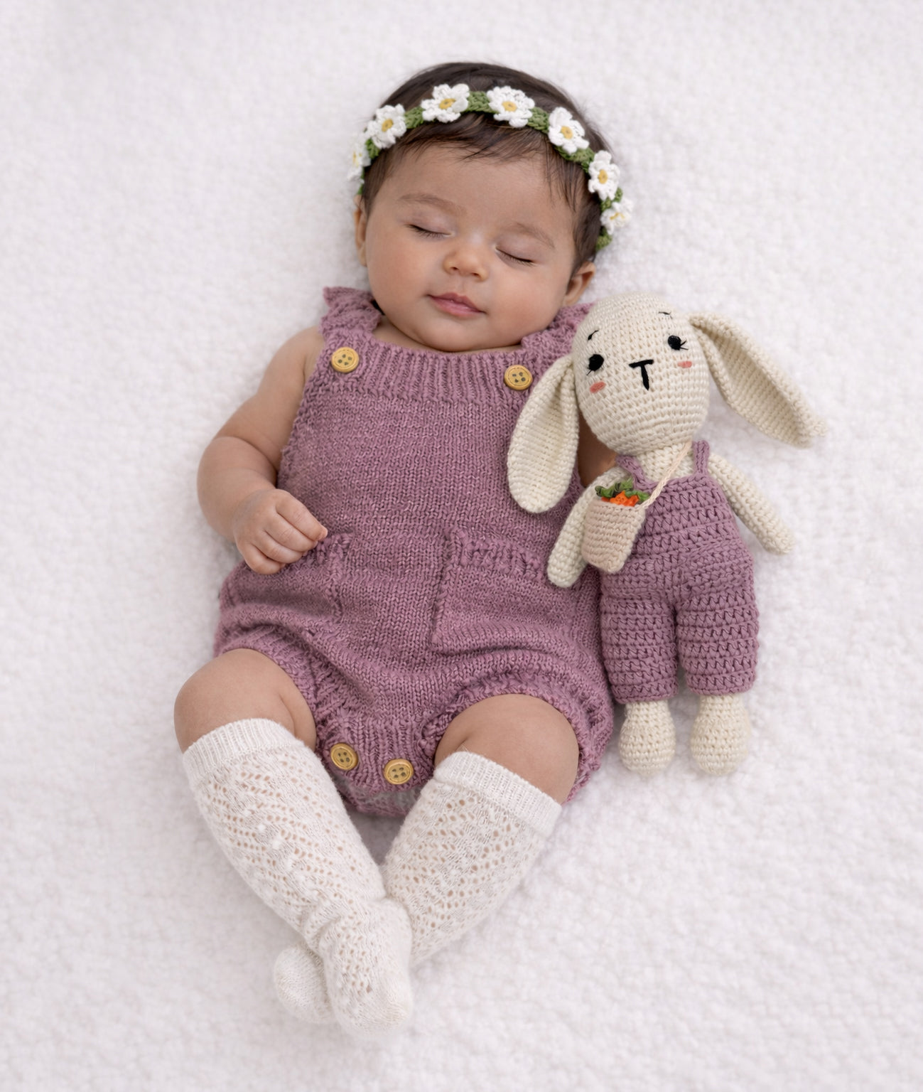 Crochet Easter Bunny Doll with Carrots | Violet and Henry