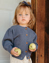 Pointelle Sapphire Cardigan
