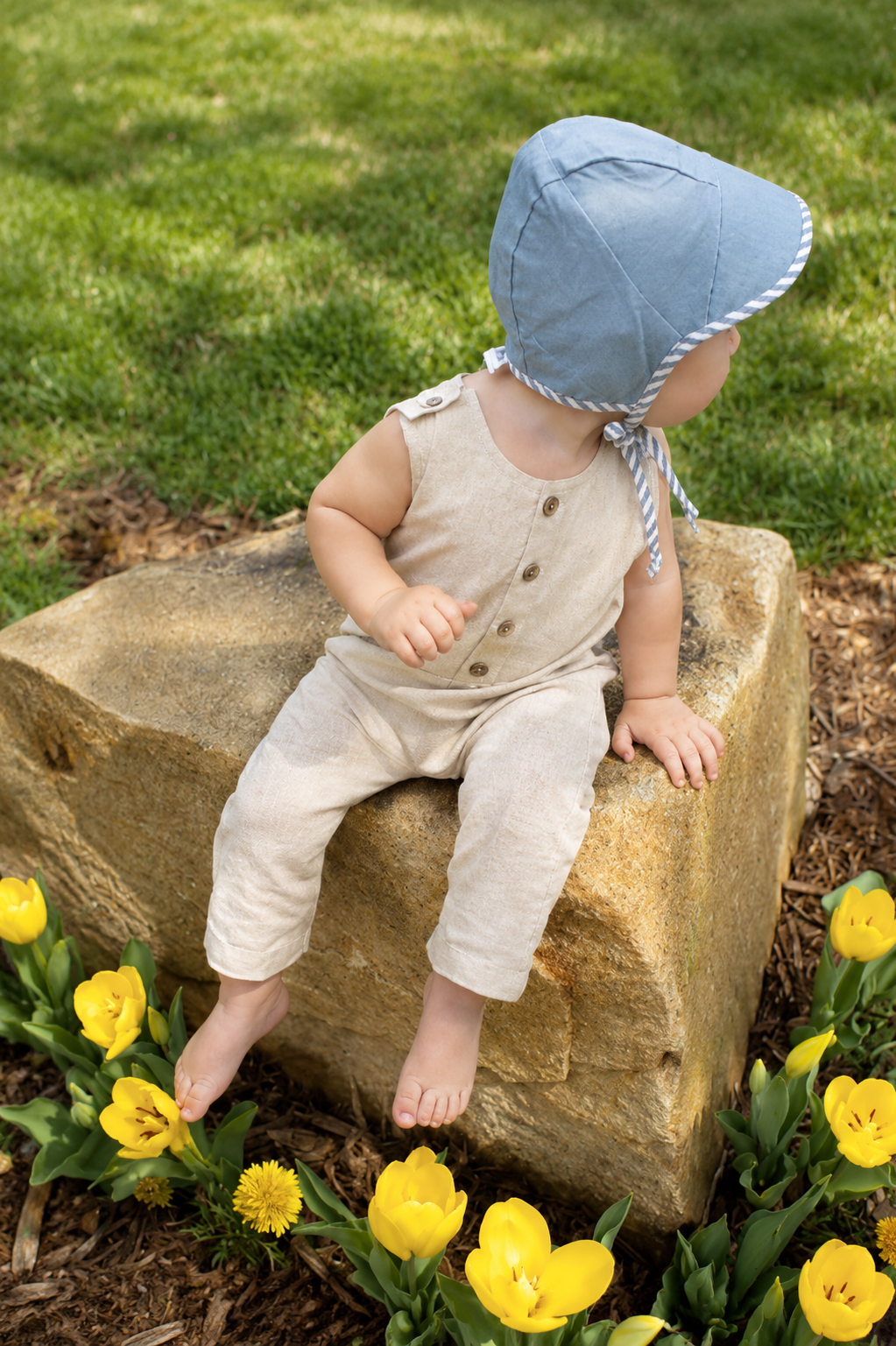 Nautical Bonnet with Visor