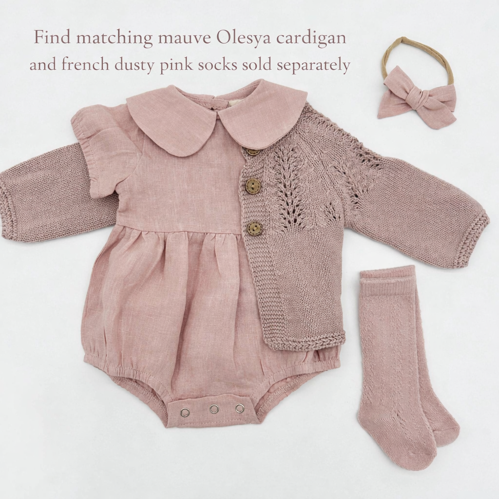 Blush Pink Allie Romper Set