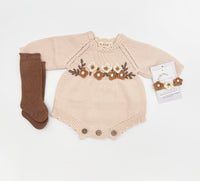 Flora Knitted Sweater Romper