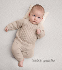 Sasha Knitted 2pc Set  pink fog *Discontinued