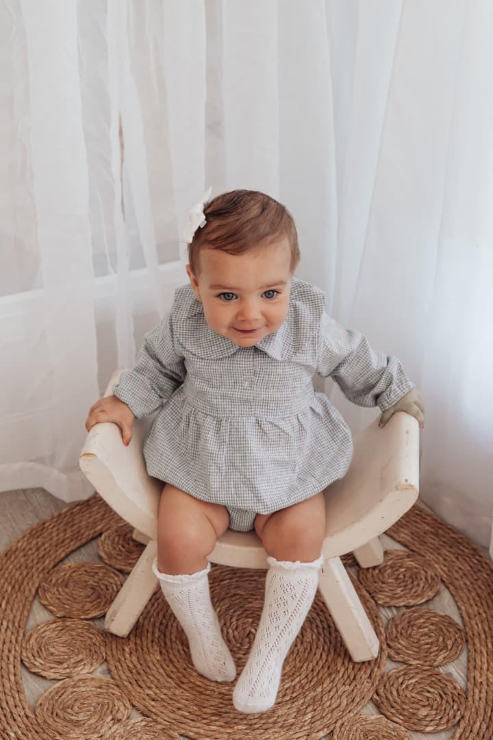 Adalia Gingham Romper