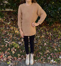 Chunky Knit Braided Sweater | Girls Discontinued style