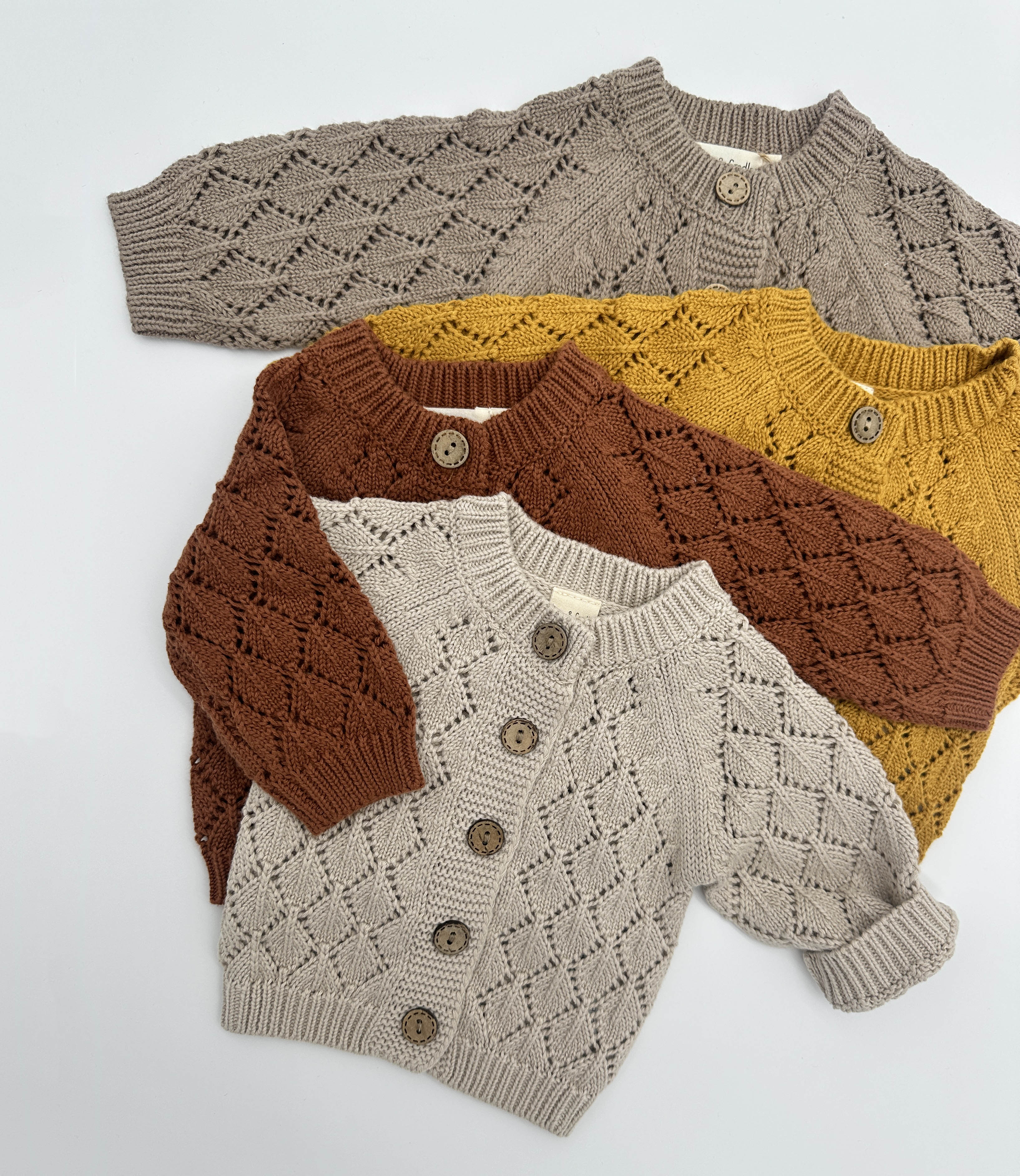ANDMARY】Lotta ribbon set cardigan