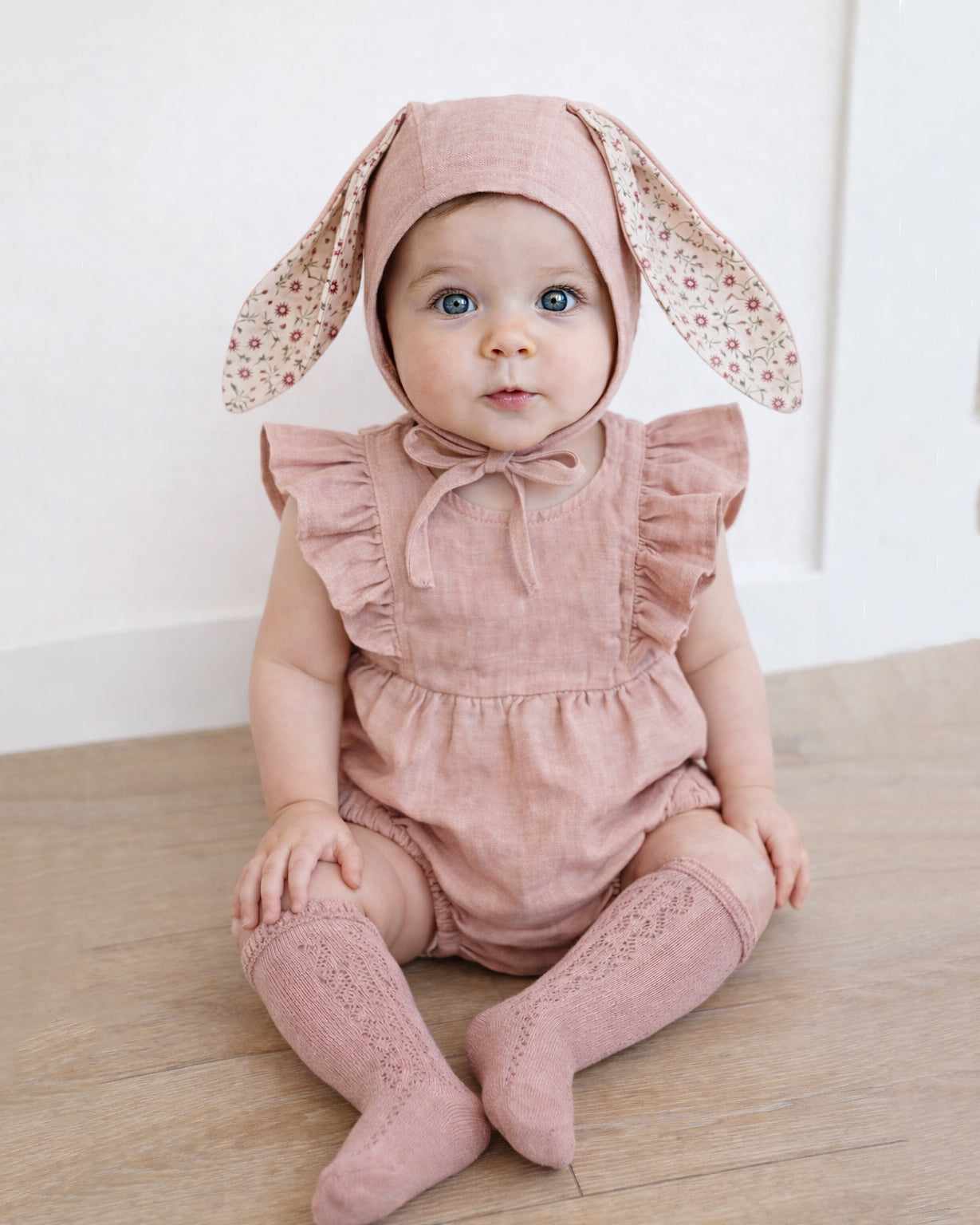 Easter Bunny Ears Bonnet Outfits