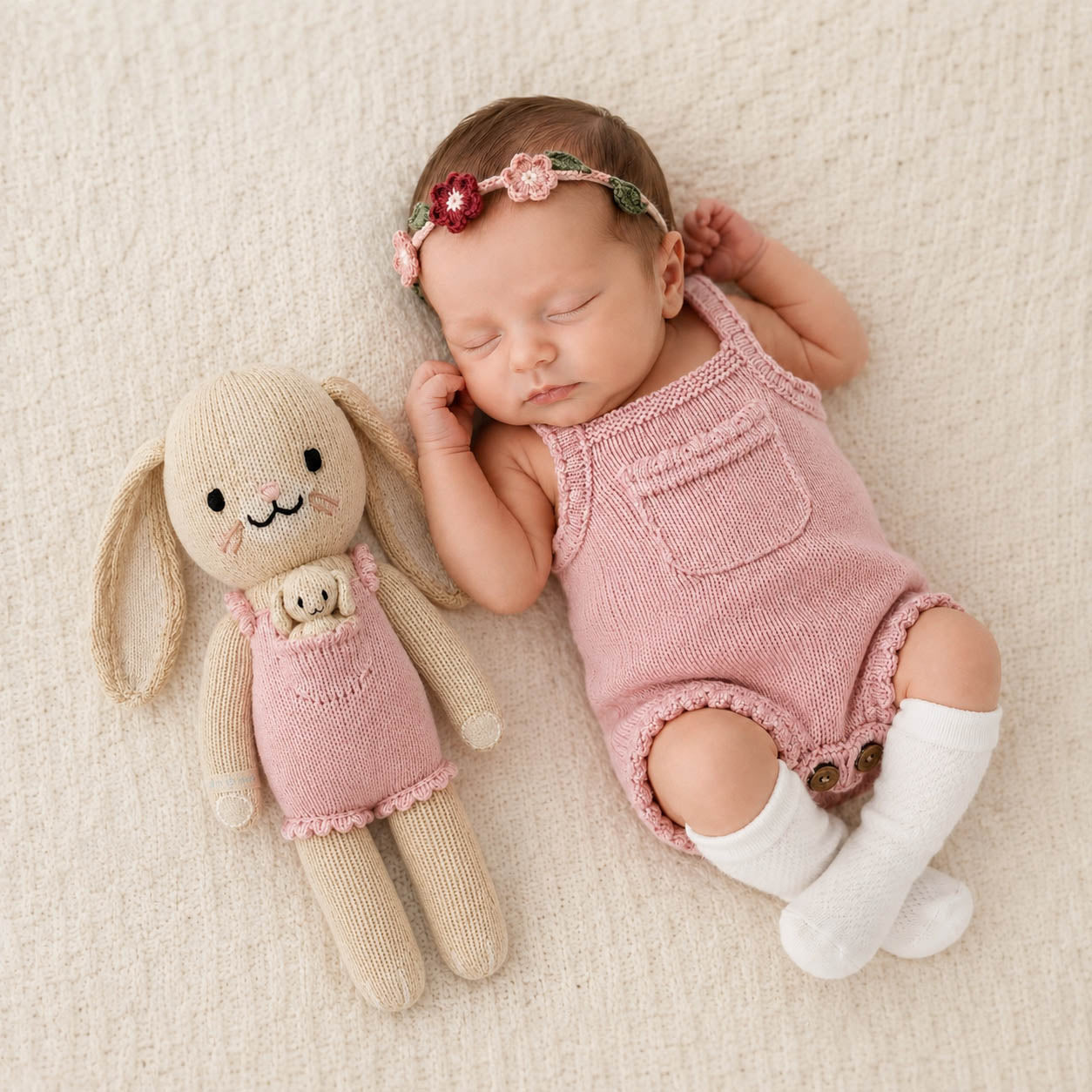 Briar Knitted Romper 3pc Set