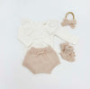 Ruffle Collar White Bodysuit One piece BROOKE