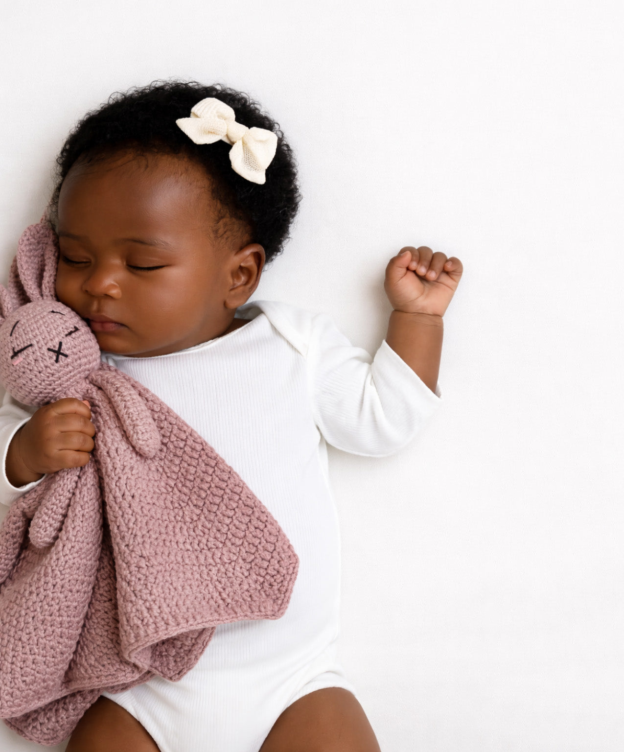 Crochet Lovey Bunny Blanket