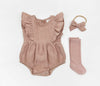 Gabriella Sleeveless Romper Set