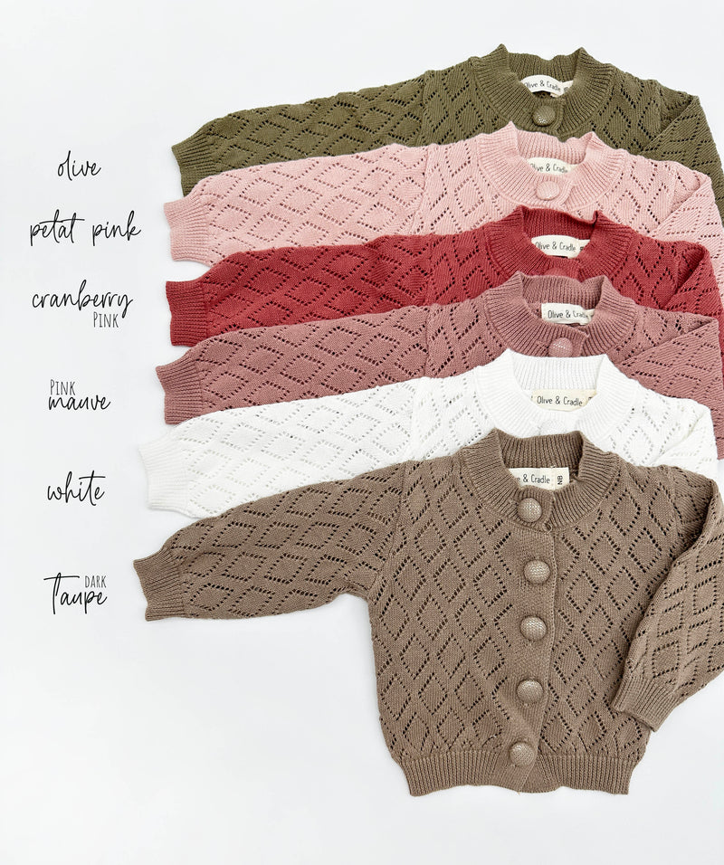 Ellanor Pointelle Cardigan