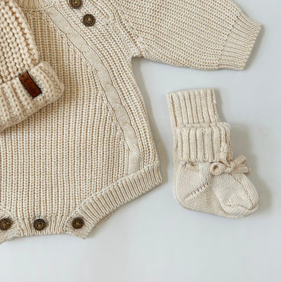 Knitted Booties Socks
