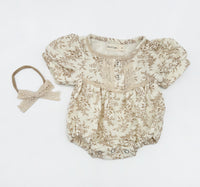 Elodie Short Sleeve Romper Set