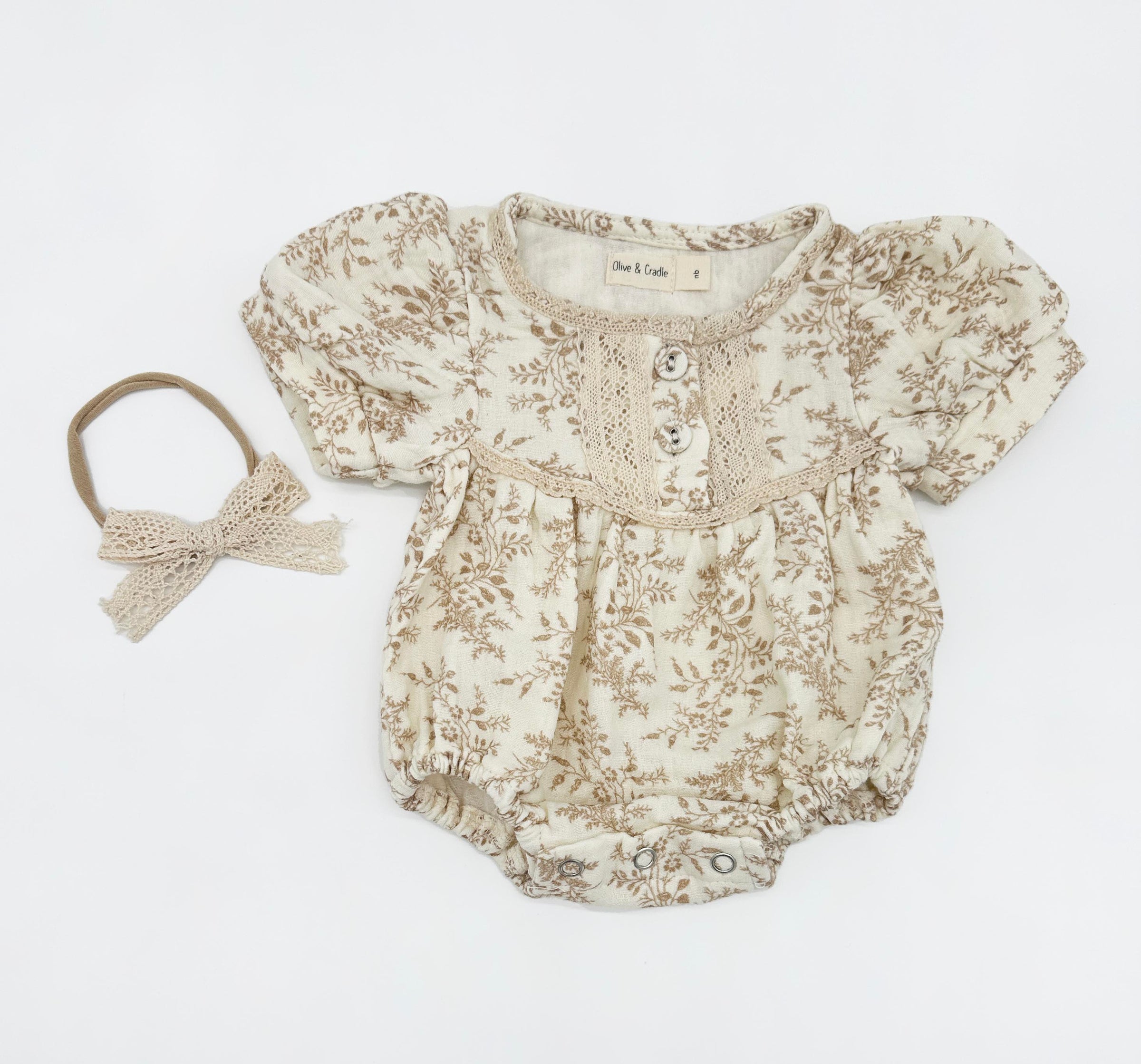 Elodie Short Sleeve Romper Set
