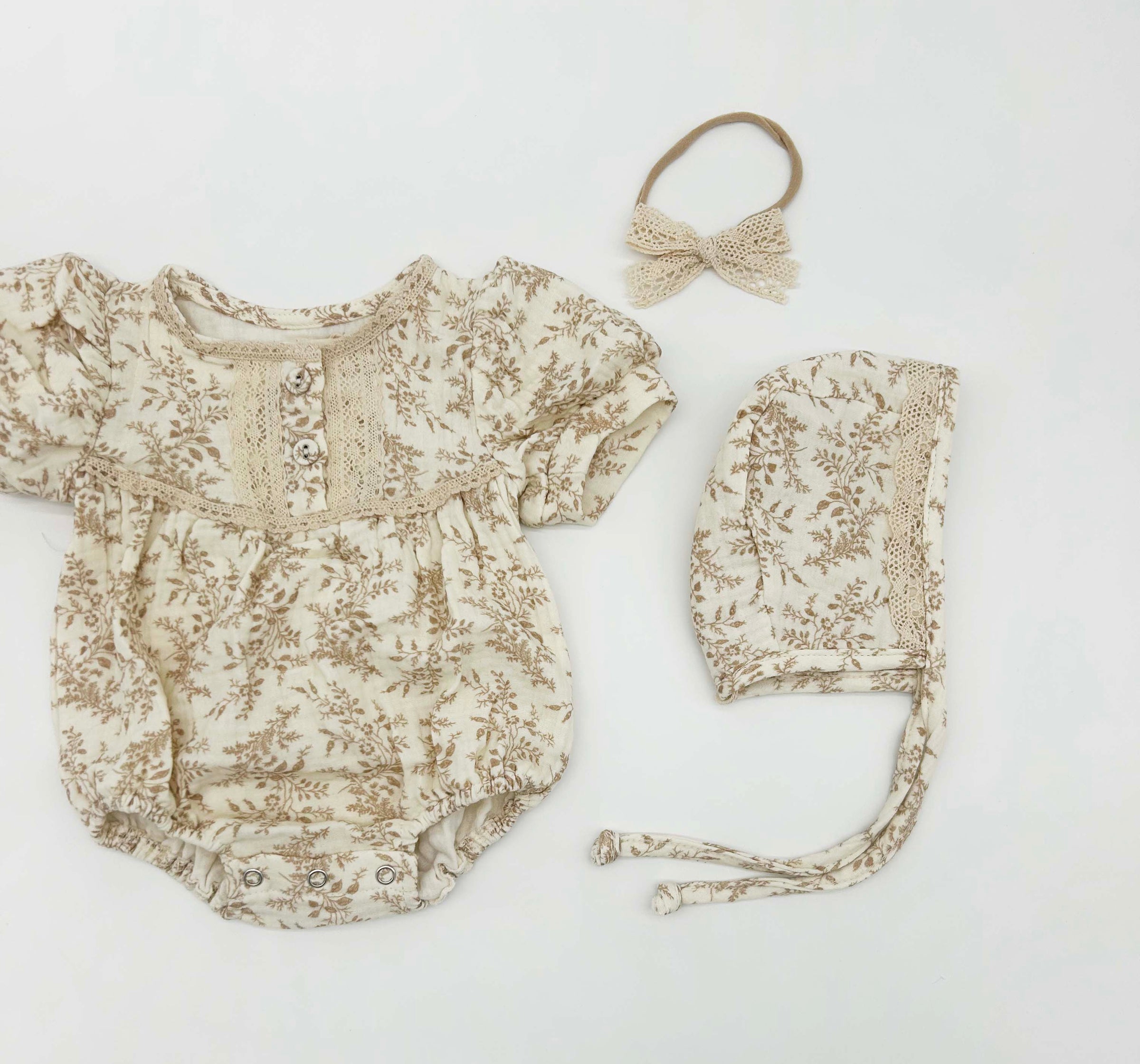 Elodie Short Sleeve Romper Set