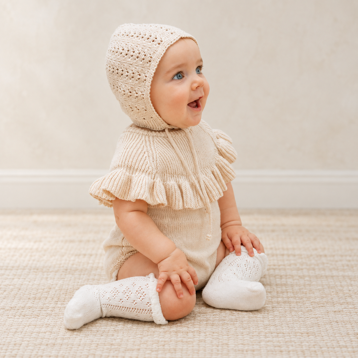 Esme Ruffle Top Romper