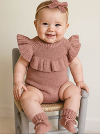 Esme Ruffle Top Romper