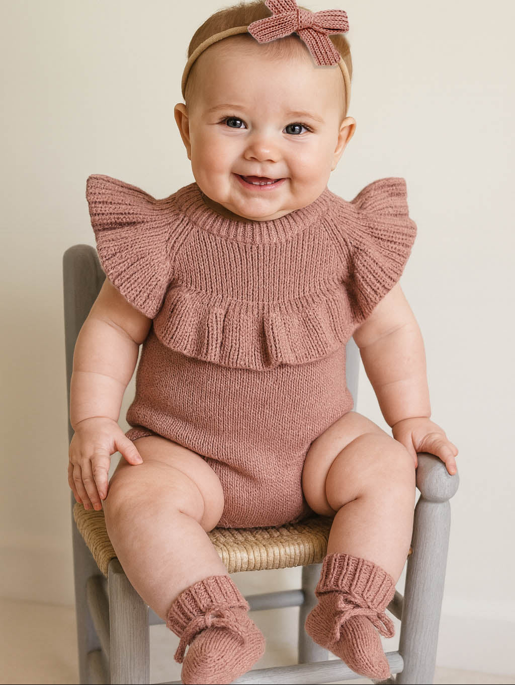 Esme Ruffle Top Romper