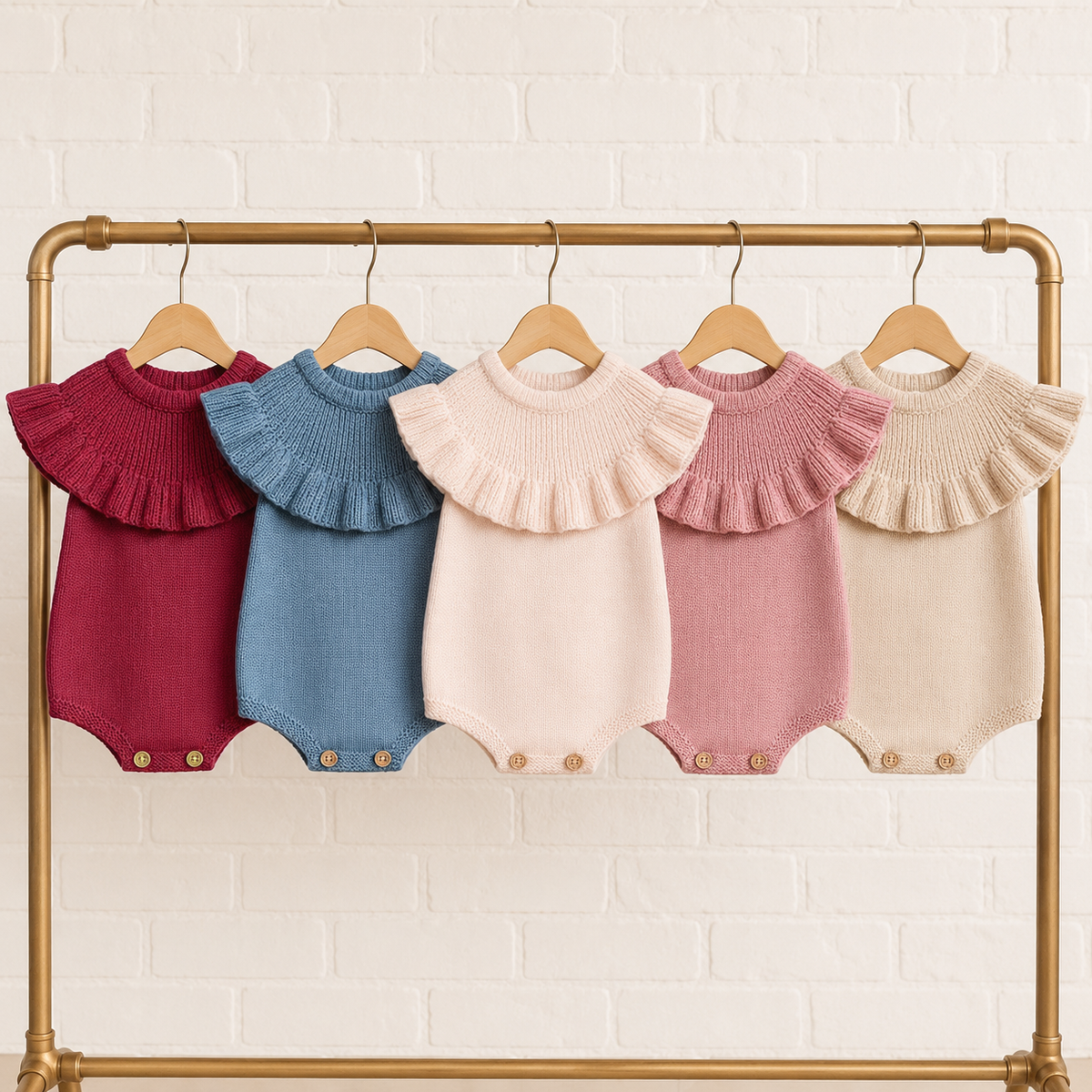 Esme Ruffle Top Romper