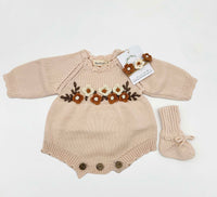 Flora Knitted Sweater Romper
