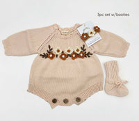 Flora Knitted Sweater Romper