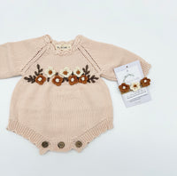 Flora Knitted Sweater Romper