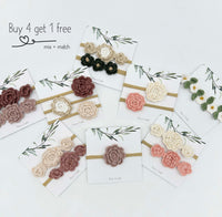 Crochet Flower Headband