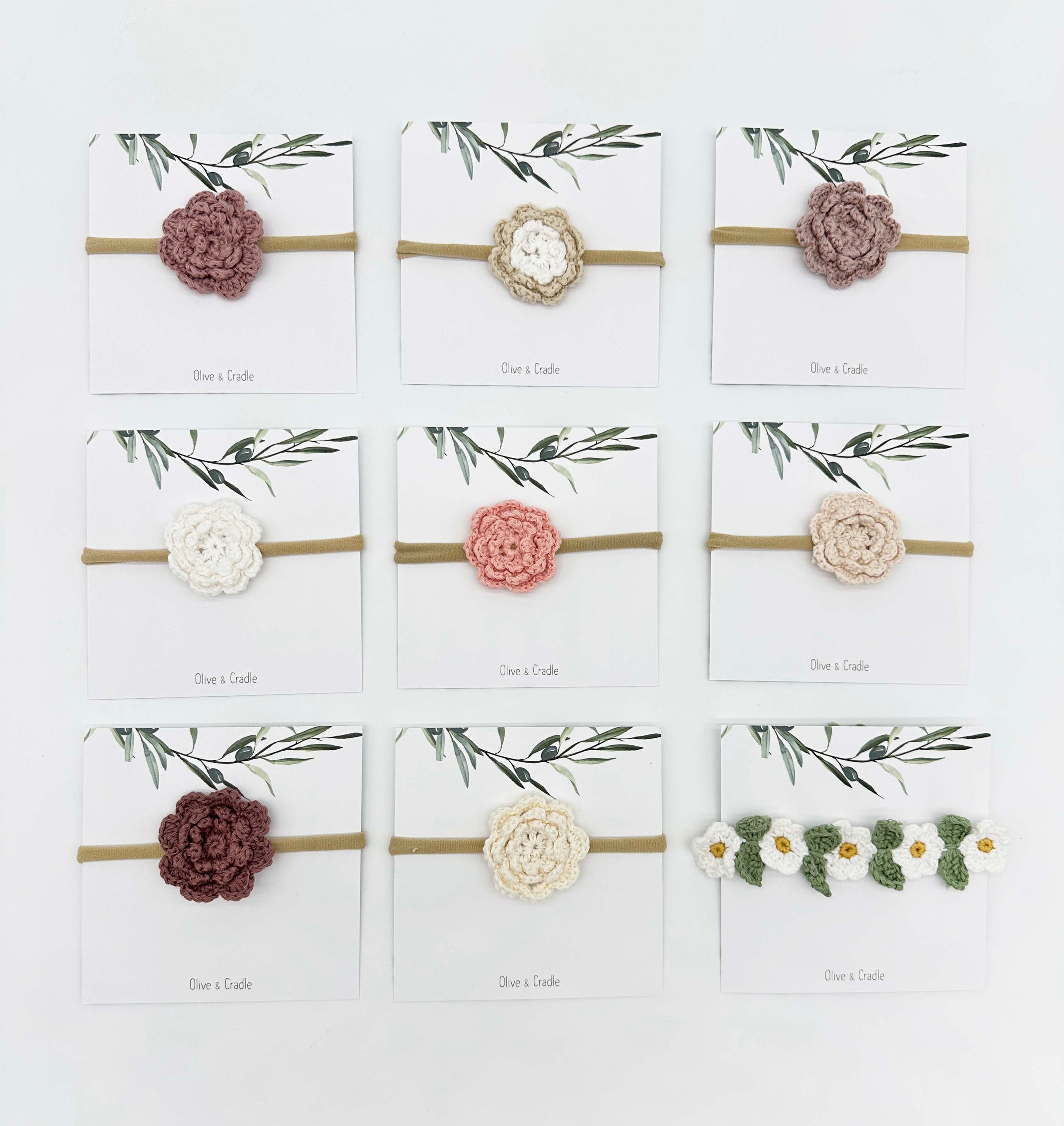 Crochet Flower Headband
