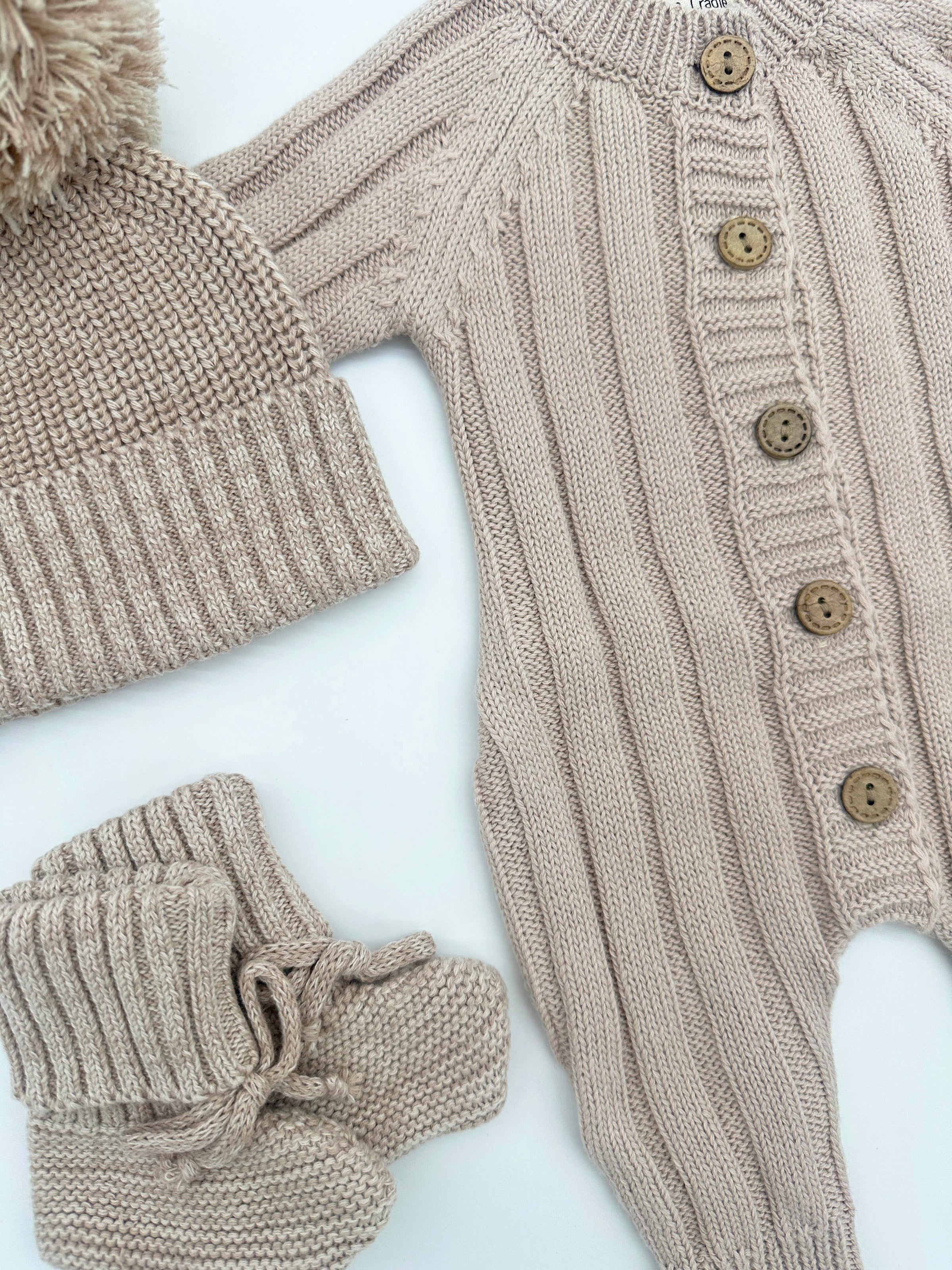 Milo Cotton Knit Jumpsuit 3pc SET |  FOG