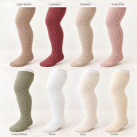 French Lace Cotton Tights