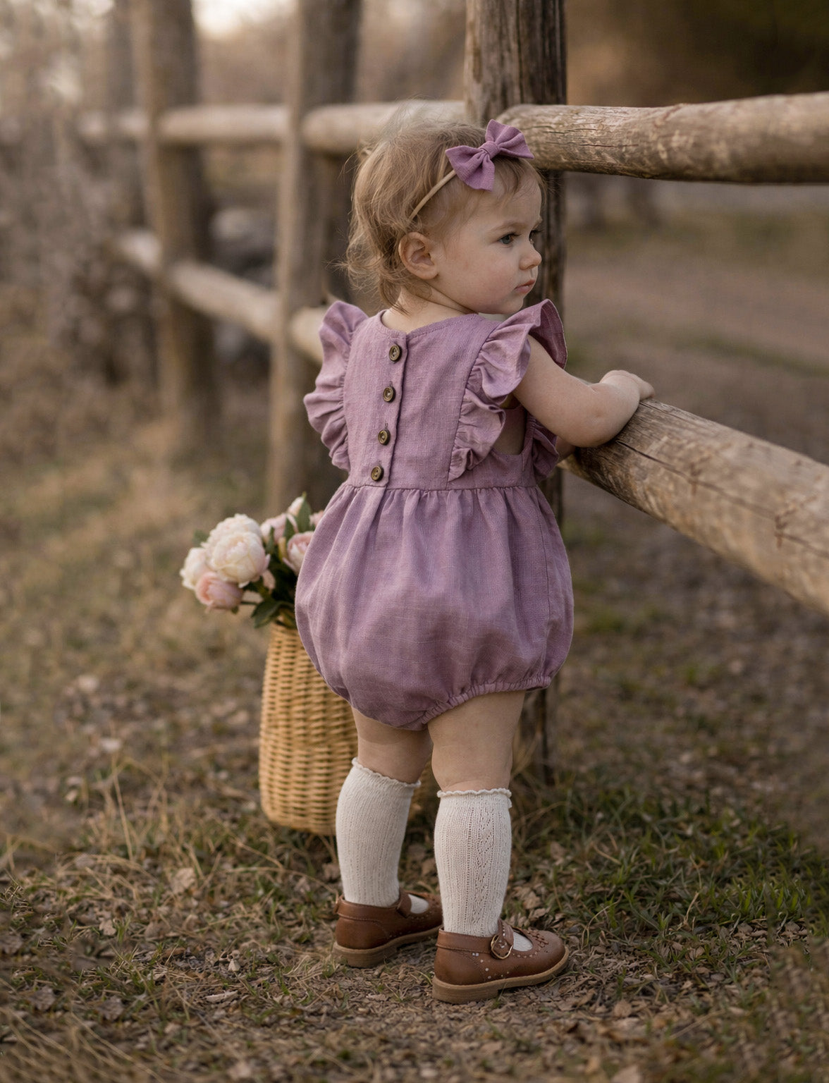 Gabriella Sleeveless Romper 3pc Set
