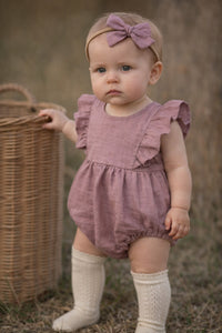 Gabriella Sleeveless Romper 3pc Set