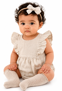 Gabriella Sleeveless Romper 3pc Set