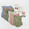Gabriella Sleeveless Romper Set