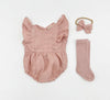Gabriella Sleeveless Romper Set