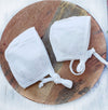 White Muslin Bonnet