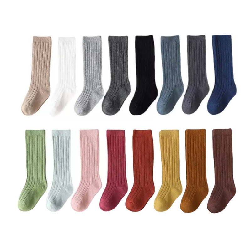 Ribbed Cotton Socks