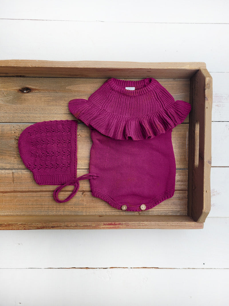 Esme Ruffle Top Romper