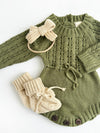 Green Zoya Romper Set