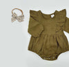 Olive Moss Gabriella Romper Set