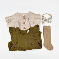 Olive Moss Gabriella Romper Set