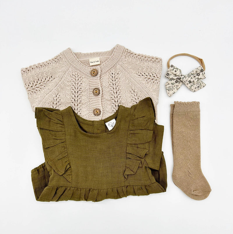 Olive Moss Gabriella Romper Set