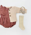 Victorian Pink Gabriella Romper Set