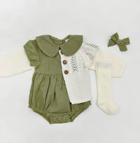 Sage Allie Romper Set