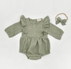 Mint Gabriella Romper Set