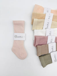 Jasmine Lace Cotton Socks