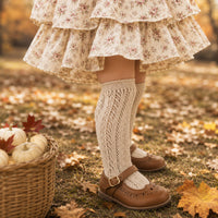 Jasmine Lace Cotton Socks