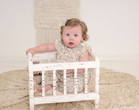 Wheat Floral Jennifer + Bow