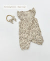 Wheat Floral Jennifer + Bow