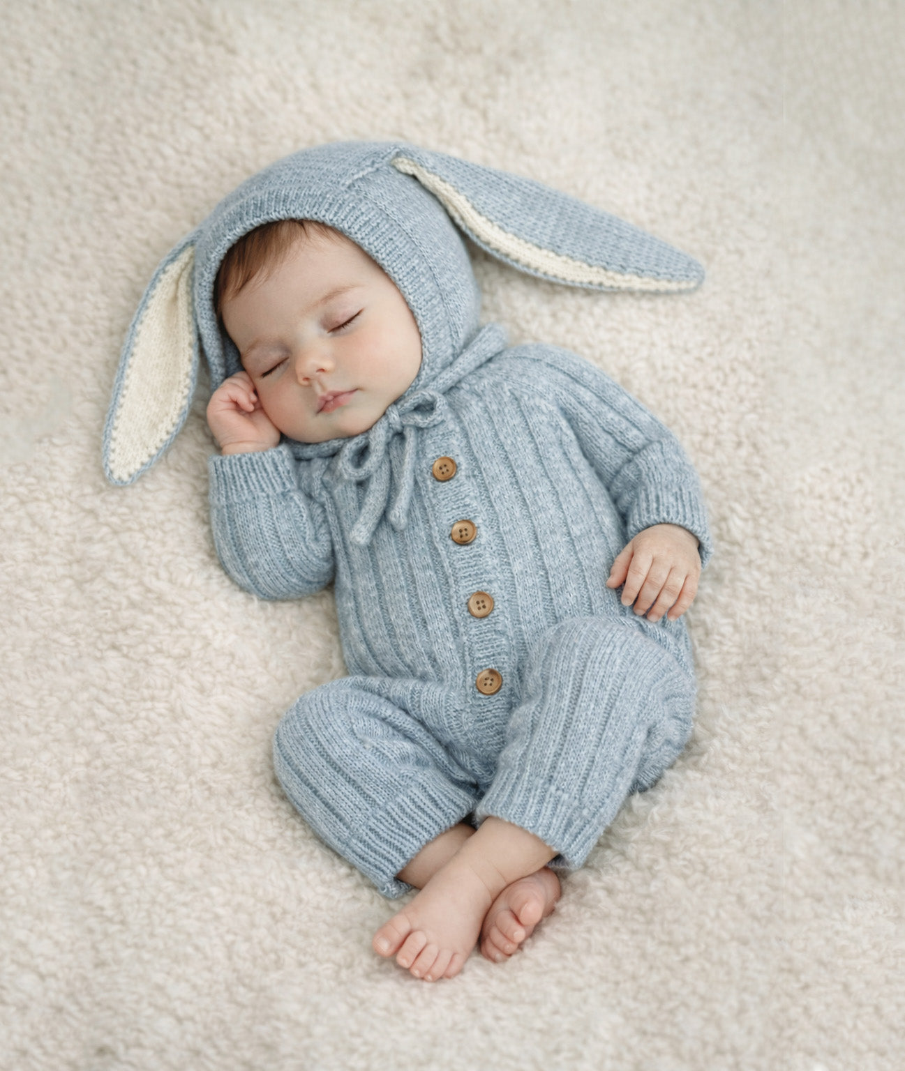 Knitted Henry Bunny Bonnet